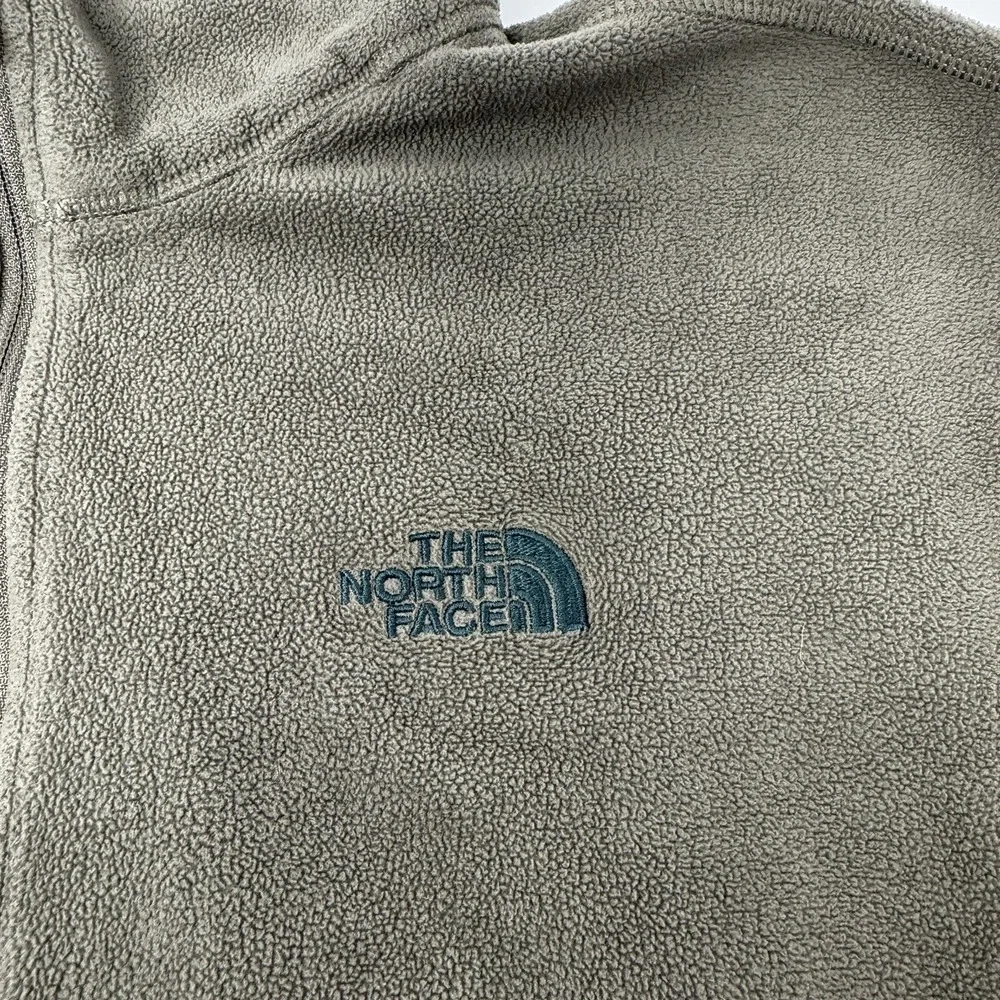 The North Face Mens TKA‎ 100 Glacier 1/4 Zip Fleece Pullover Taupe Large